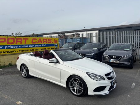 2014 Mercedes-Benz E Class E SERIES BLUETEC AMG SPORT 2DR AUTO CONVERTIBLE Finance Available own this car from €87 per week €15,999