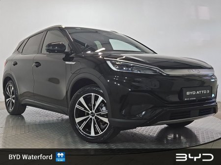 2026 BYD ATTO 3 Finance Rates from 3.5% Order Now for 261 Delivery. Comfort Model 60kWh Blade Battery, 204HP, up to 420km range. Features include 18