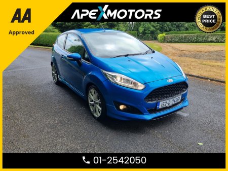 2015 Ford Fiesta FINANCE ARRANGED * 1.0 ZETEC S S/S 140PS 3 * IMMACULATE * TOP-SPEC  * LOW LOW MILES * NEW NCT AUG-26 * LOW TAX * ONE VERY CAREFUL OWNER * CARTELL HISTORY CHECKED * FULLY SERVICED * TRADE IN WELCOME €8,249