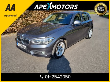 2017 BMW 1 Series FINANCE ARRANGED * D SE 5DR AUTO * AA APPROVED * 101 SAFETY CHECKLIST * AUTOMATIC (DSG) * IMMACULATE * COLOUR REVERSE CAMERA * 5DR HATCH * LOW MILES * CRUISE CONTROL and SPEED LIMITER * 2-KEYS €14,249