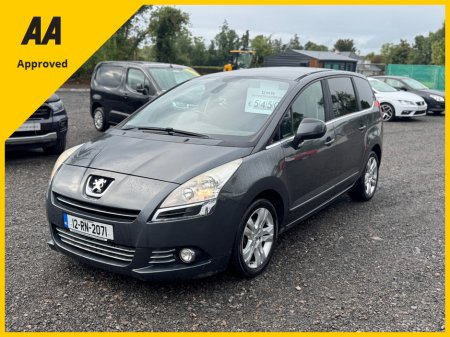 2012 Peugeot 5008 1.6 HDI ACTIVE 112BHP 5DR €5,250