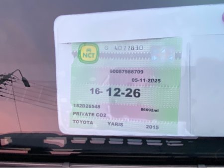 2015 Toyota Yaris ICON CVT 5DR AUTO 1.5 VVT-I 98BHP €10,945 thumbnail