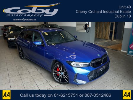 2024 BMW 3 Series 330E M SPORT AUTO PRO PACK. Stunning Car with 13k, FSH, 2 Keys, Massive Spec in Portimao Blue with Black Interior. Sat Nav, Apple Car Play, Heated Seats, MFSW, Dual Climate, Bluetooth and more