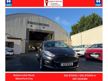 2015 Ford Fiesta MCA ZETEC 1.25 60PS M5 5DR 4DR