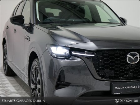 2025 Mazda CX-60 *HOMURA PLUS PHEV 327ps 8AT AWD*HOMURA PLUS*DRIVERS ASSISTANCE PACK, CONVENIENCE PACK AND PANORAMIC SUNROOF, MACHINE GREY WITH BLACK LEATHER* €54,945 thumbnail