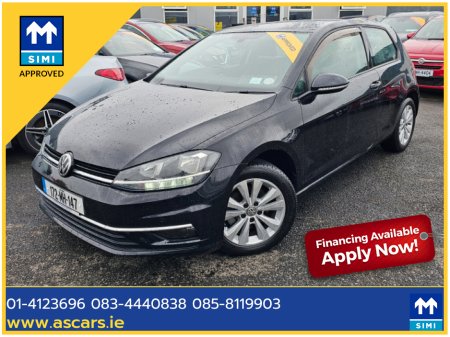 2017 Volkswagen Golf COMFORT LINE 1.6 TDI 3DR AUTOMATIC ** 1 OWNER IRISH CAR ** LOW MILEAGE ** BEST AVAILABLE ** €14,995