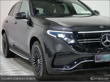 2023 Mercedes-Benz EQC EQC 400 AMG LINE: SELENITE GREY METALLIC WITH BLACK LEATHER, SUNROOF, 21” DIAMOND CUT TURBINE ALLOYS, SIDE RUNNING BOARDS, KEYLESS ENTRY €39,945 thumbnail