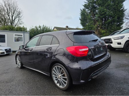 2014 Mercedes-Benz A Class A180 AMG LINE - SAT NAV PACK - HALF LEATHER  SEATS - REV CAMERA / HI SPEC / SYSTEM LOW ROAD TAX BAND / SIMI DEALER €14,450 thumbnail