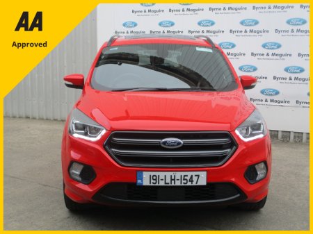 2019 Ford Kuga ST-LINE 2.0 TDCI 150PS AWD MODEL.  TOP OF THE RANGE MODEL, FULLY SERVICED AND NCT TESTED WITH WARRANTY AND 12 MONTHS AA COVER !!! €24,500 thumbnail
