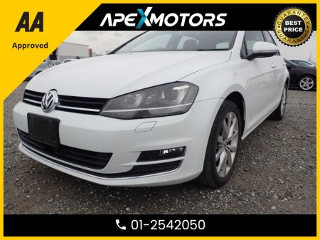 2017 Volkswagen Golf FINANCE ARRANGED * HIGHLINE (TOP-SPEC)  * AUTOMATIC (DSG) * AA APPROVED  * 101 SAFETY CHECKLIST * 12-MONTH ROADSIDE ASSIST  * IMMACULATE * LOW LOW MILES * ADAPTIVE CRUISE * NEW NCT OCT-26 * LOW TAX €18,449