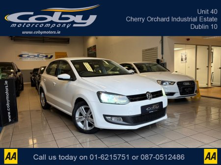 2014 Volkswagen Polo 1.2 AUTO 5DR. New NCT done before collection, Alloy Wheels, Air Conditioning, Hands Free, AUTO Wipers, Full Electrics, 2 Keys, Folding Rear Seats, Luggage Cover and more. €10,450 thumbnail