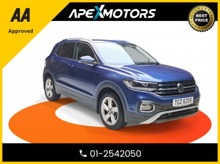 2021 Volkswagen T-Cross FINANCE ARRANGED * IRISH CAR * TOP-SPEC SEL TSI * NEW NCT AUG-27 * AA APPROVED * 101 SAFETY CHECKLIST * IMMACULATE * LOW LOW MILES * CRUISE CONTROL and SPEED LIMITER * 2-KEYS * LOW TAX * 12-MONTH ROAD €22,749