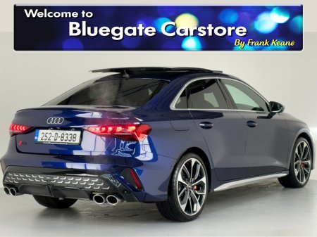 2025 Audi S3 SAL 2.0 TFSI 333HP S-TRONIC**PANORAMIC SUNROOF**19 INCH ALLOYS**FULL LEATHER INTERIOR**FRONT HEATED SEATS**DRIVE SELECT MODES**TOUCH SCREEN INFOTAINMENT**REVERSE CAMERA**APPLE CARPLAY** €68,995