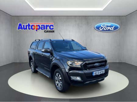 2018 Ford Ranger D/CAB WILDTRAK  in Black With Full Canopy,  Price €21,500 Plus VAT €19,471