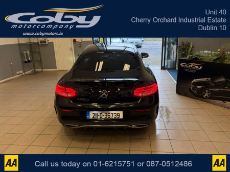 2021 Mercedes-Benz C Class C220D AMG LINE EDITION 2DR AUTO. NCT & Tax, 1/2 Leather, Sat Nav, Dual Climate Control, Heated Seats, Cruise Control, Revers Cam, Parking Sensors, Paddle Shift, BT & more. €35,950 thumbnail