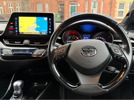 2017 Toyota C-HR 1.8 Hybrid, High Spec Sol, New Nct 01/2028, Full Main Dealer Service History, Sat Nav, Bluetooth, Reversing Camera, Cruise Control, Lane Assist, A/C, Finance Available, Service & Warranty Included, €16,950 thumbnail