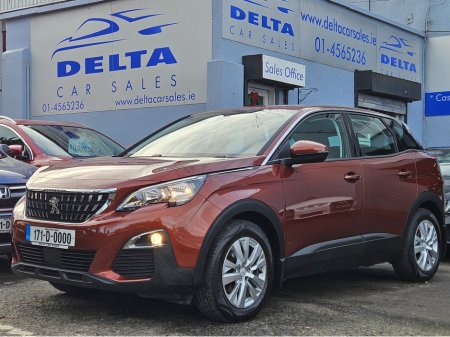 2017 Peugeot 3008 1.2 ACTIVE S/S 130BHP NCT 01/28 FINANCE AVAILABLE FROM € 54 PER WEEK BLUETOOTH/ ALLOYS/ USB/ DIGITAL DASH/ TOUCH SCREEN MEDIA/ ELECTRIC WINDOWS AND MIRRORS/ AUTO LIGHTS AND WIPERS/ HISTORY CHECKED