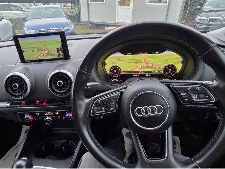 2017 Audi A3 ( 172 REG 1.4 TFSI FACE-LIFT  SMARTPHONE INTERFACE- SATNAV - VIRTUAL COCKPIT - NAVIGATION REVERSING CAMERA -  PARKING SENSORS €17,950 thumbnail