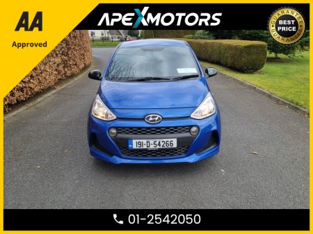 2019 Hyundai i10 FINANCE ARRANGED * TOP-SPEC SE * 1.0 5Dr * LOW LOW MILES  * NEW NCT NOV-26 * IMMACULATE ( AS NEW )  * AA APPROVED * 101 SAFETY CHECKLIST * 12-MONTH ROADSIDE ASSIST  * 2-KEYS * LOW TAX * STAMPS HISTORY €10,749