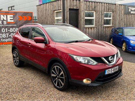 2017 Nissan Qashqai ==1.5 DCI TEKNA //FULL LEATHER//PAN ROOF//HEATED SEATS== €11,950 thumbnail