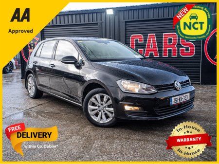2015 Volkswagen Golf 2015 VW Golf 1.6d Auto/FSH/New NCT/Warranty €11,888