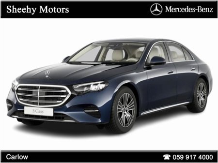 2026 Mercedes-Benz E Class E220d EXCLUSIVE *ORDER NOW FOR 261* €87,950