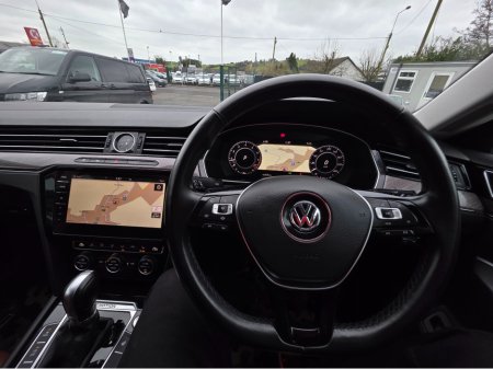 2019 Volkswagen Arteon 2.0 TSI 4 MOTION 280BHP VIRTUAL DASH FULL LEATHER HEATED ELECTRIC SEATS SAT NAV CARPLAY ANDROID AUTO BLIND SPORT PARKING SENSORS SELF PARKING ASSIST 360 CAMERA €30,950 thumbnail
