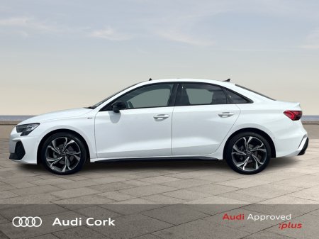 2024 Audi A3 SALOON 1.5 35TFSI 150BHP S-LINE AUTOMATIC WITH BLACK STYLING, COMFORT PACK, PANORAMIC SUNROOF & COMFORT KEY €47,995