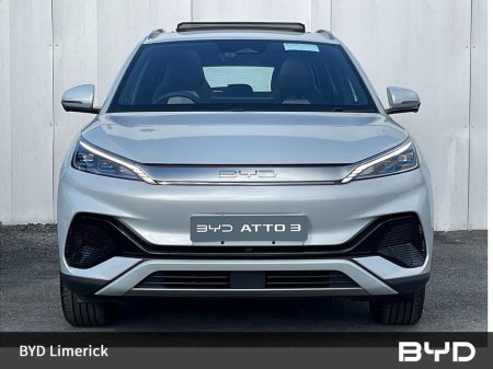 2026 BYD ATTO 3 "261 Delivery" BYD Atto 3, Design (60kWh) with Finance Available Adaptive & Intelligent Cruise Control 15.6" Electric Rotary Touchscreen - Panoramic Sunroof - Heated Front Seats - 18 Alloy Wheels €44,454 thumbnail