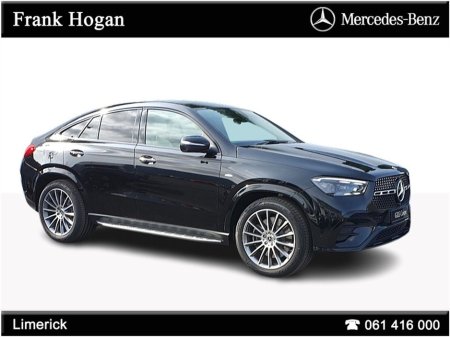 2026 Mercedes-Benz GLE Class GLE 350de Coupe PHEV 197 / 313 Bhp € 150 Road Tax €134,716