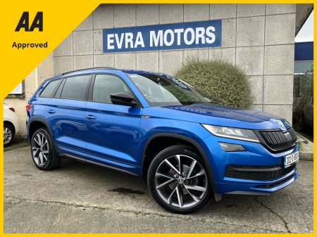 2020 Skoda Kodiaq SPORTLINE 7 SEATER AUTOMATIC 150BHP 2.0 DIESEL //PANORAMIC GLASS ROOF//HEATED SEATS AND STEERING WHEEL//REVERSE CAMERA// €33,950 thumbnail