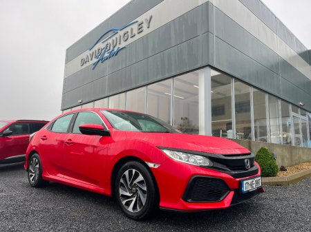 2017 Honda Civic 1.0 Smart 5DR*QUALITY ASSURED USED CARS*SIMI APPROVED*GREAT RATE FINANCE AVAILABLE*WELCOME TO DAVID QUIGLEY AUTOS* €12,950