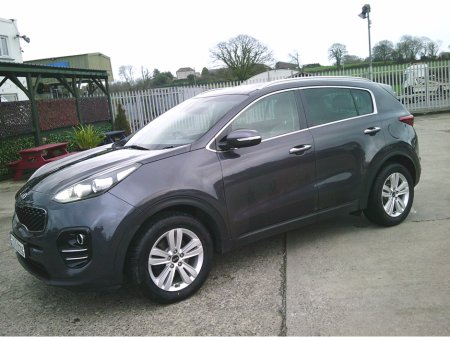 2017 Kia Sportage NCT 2027,€200 TAX, LEATHER  HEATED SEATS, REVERSE CAMERA, CRUISE, TAXED , LOW KMS. €15,999