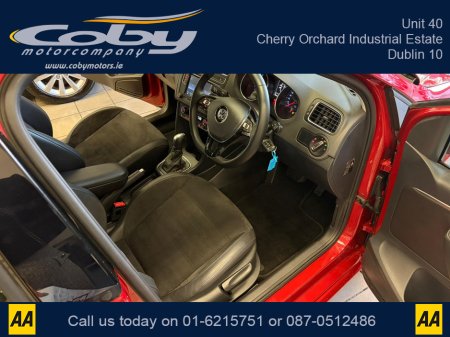 2016 Volkswagen Polo HIGHLINE 1.0 TSI AUTO 5DR. New NCT done before collection. Alloy Wheels, Half Leather, Reverse Cam, Dual Climate, Parking Sensors, Cruise Control, Mirror Link, MFSW, Bluetooth, Full Electrics and more €11,950 thumbnail