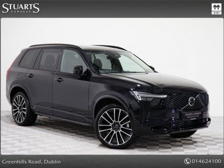 2025 Volvo XC90 ULTRA DARK PHEV XC90 T8 7 SEATS, ONYX BLACK METALLIC WITH CHARCOLE, LEATHER, 22” DIAMOND CUT ALLOYS, AIR SUSPENSION, BOWERS AND WILKINS €88,945
