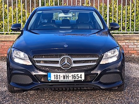 2018 Mercedes-Benz C Class Executive SE with full leather seats, 2.0 diesel saloon. €17,950