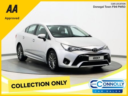 2017 Toyota Avensis *113* 2.0 D-4D BUSINESS EDITION OVERMOUNT S/S 4DR €14,800