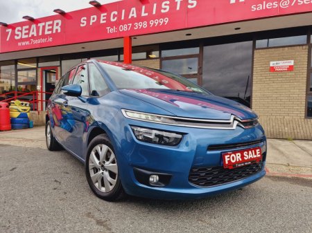 2015 Citroen Grand C4 Picasso 1.6 BLUE HDI 120BHP VTR NEW NCT 11/26 7 SEATER €8,400