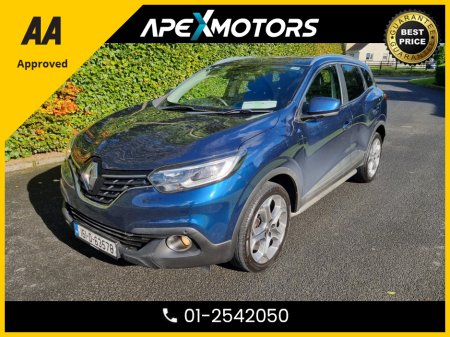 2016 Renault Kadjar FINANCE ARRANGED * 1.5 DCI DYNAMIQUE S NAV 110BHP 5DR * AA APPROVED * 101 SAFETY CHECKLIST * IMMACULATE * TOP-SPEC 5DR SUV * NCT OCT-25 * LOW TAX * 12-MONTH ROADSIDE ASSIST * 7-STAMPS SERVICE HISTORY €10,749