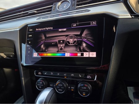 2018 Volkswagen Arteon 2.0 TSI R LINE EDITION 280BHP VIRTUAL DASH FULL LEATHER HEATED ELECTRIC SEATS SAT NAV CARPLAY ANDROID AUTO BLIND SPORT PARKING SENSORS SELF PARKING ASSIST 360 CAMERA €28,500 thumbnail