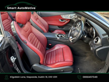 2017 Mercedes-Benz C Class C250d  AMG Premium Plus Convertible Automatic * AMG Styling  Pack with Red Fabric Roof * Bengal Red Leather Interior * Fully Serviced and Valeted * NCT to 02.2028 * 12 Month Premier Warranty * with €23,950 thumbnail