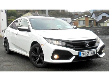 2018 Honda Civic 16 ID TEC EX 120PS 5DR......LEATHER.......NCT 04/27.......02/26