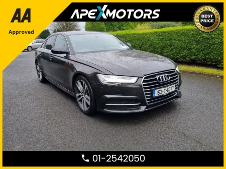 2015 Audi A6 FINANCE ARRANGED * 2.0 TDI S-LINE ULTRA 187BHP 4DR AUTO 190PS * NCT DEC-26 * CREAM LEATHER * IMMACULATE * STAMPED SERVICE HISTORY * AA APPROVED * 101 SAFETY CHECKLIST * AUTOMATIC (DSG) * HEATED SEATS €17,249 thumbnail
