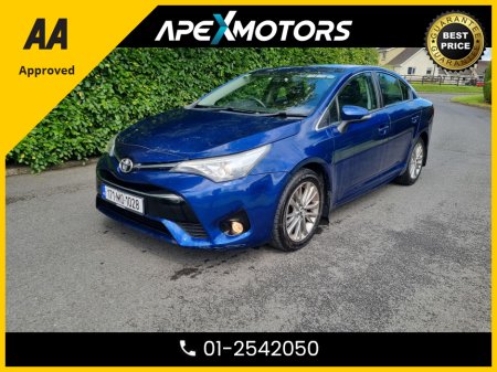 2017 Toyota Avensis FINANCE ARRANGED * TOP-SPEC 1.6 D LUNA 4DR * AA APPROVED * 101 SAFETY CHECKLIST * IMMACULATE * HEATED SEATS * COLOUR REVERSE CAMERA * LOW LOW MILES * CRUISE CONTROL and SPEED LIMITER * NCT SEP-26 €12,749