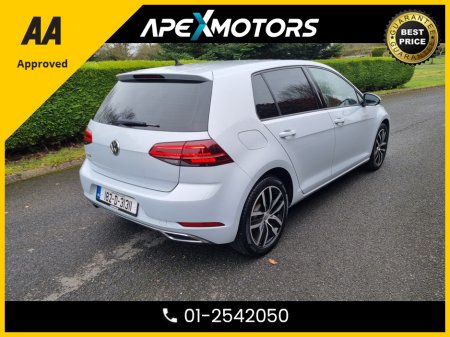 2018 Volkswagen Golf FINANCE ARRANGED * BEAUTIFUL PEARL WHITE ( NEW COLOUR)  * 1.4 HIGHLINE  * AUTOMATIC * AA APPROVED  * 101 SAFETY CHECKLIST * 12-MONTH ROADSIDE ASSIST  * IMMACULATE * TOP-SPEC * LOW LOW KMs * ADAPTIVE C €19,949 thumbnail