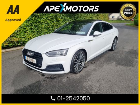 2019 Audi A5 FINANCE ARRANGED * SPORTBACK 35 TDI 150 S 4DR A S-TRONIC LINE * NCT FEB-27 * LOW TAX OCT-25 * 6-STAMPS SERVICE HISTORY * AA APPROVED * 101 SAFETY CHECKLIST * AUTOMATIC (DSG) * IMMACULATE * HEATED SEAT €33,949