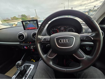 2014 Audi A3 Saloon ( 142 REG )1.4 TFSI SALOON PRIVACY GLASS REVERSING CAMERA - PARKING SENSORS ALLOYS - SIMI DEALER - LOW ROAD TAX BAND €14,950 thumbnail