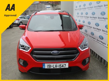 2019 Ford Kuga ST-LINE 2.0 TDCI 150PS AWD MODEL.  TOP OF THE RANGE MODEL, FULLY SERVICED AND NCT TESTED WITH WARRANTY AND 12 MONTHS AA COVER !!! €24,500 thumbnail