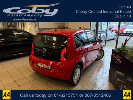 2014 Volkswagen up! 1.0 AUTO 5DR. New NCT done before collection, Half Leather, Heated Seats, Parking Sensors, AUX, Central Locking, Radio, CD Player, Air Conditioning,  Luggage Cover, Electric Front Windows and more. €7,950 thumbnail