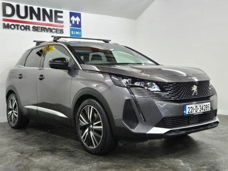 2022 Peugeot 3008 1.6PHEV 4x4, GT PREMIUM 225 BHP, ONLY 47000kms, FULL SERVICE HISTORY, SPOTLESS, GREAT VALUE €27,999 thumbnail
